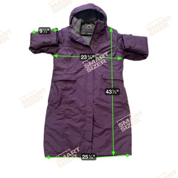 Lands' End Women's Squall Waterproof Insulated Winter Stadium Maxi Coatpurple XL - Picture 13 of 13